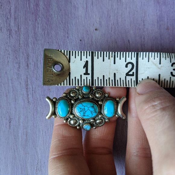 boho turquoise ring - Picture 5 of 5